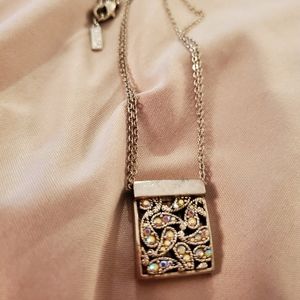 Napier goldtone jeweled necklace